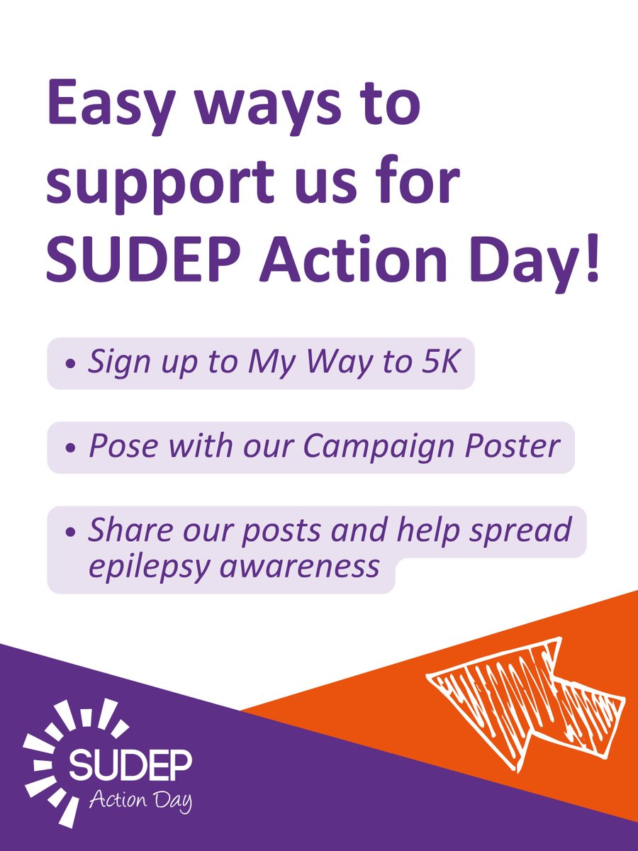 SudepAction's tweet photo. We are only two weeks away from SUDEP Action Day 2026!

Here are a few easy ways to support our #StopSUDEP campaign!

Learn more: https://t.co/3ePH61ijGY 

#SUDEPActionDay #SUDEP #Epilepsy #EpilepsyAwareness https://t.co/6R4m9zVzm2