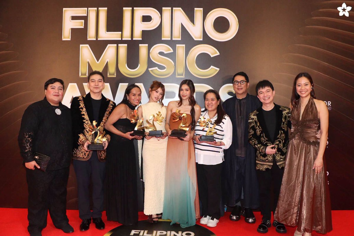 cebudailynews's tweet photo. BINI SCORES BIG AT FILIPINO MUSIC AWARDS 2026 

LOOK: P-pop powerhouse BINI added two more major honors to its growing list of achievements, taking home Tour of the Year for its “Signals World Tour 2026” and Artist of the Year at the Filipino Music Awards 2026. 

BINI leader Jhoanna Robles and member Maloi Ricalde accepted the group’s honors during the awards ceremony held Tuesday at the Mall of Asia. | via Vhenna Marie Mantilla #CDNDigital 

📷: BINI/FB 

For more news about Cebu and beyond, visit https://t.co/nWCmctdteW.