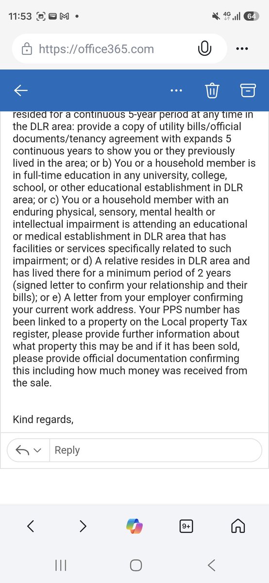JenniferSt79's tweet photo. @griptmedia This is what I received from DunLaoghaire Rathdown. My brother, who is homeless after trying to commit suicide. We grew up all out lives in the area. They also accessed my personal information with no consent, and want my property information. While people from Somalia housed. https://t.co/uxVfTpgjiO