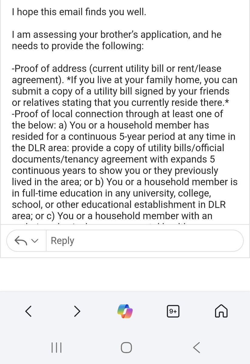 JenniferSt79's tweet photo. @griptmedia This is what I received from DunLaoghaire Rathdown. My brother, who is homeless after trying to commit suicide. We grew up all out lives in the area. They also accessed my personal information with no consent, and want my property information. While people from Somalia housed. https://t.co/uxVfTpgjiO
