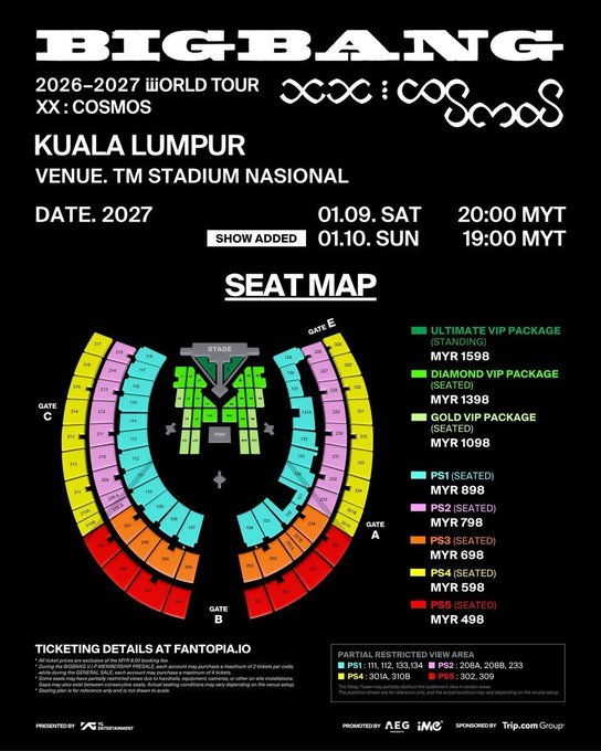 Gumbomaple's tweet photo. WTS LFB BIGBANG WORLD TOUR < XX : COSMOS >LIVE IN KUALA LUMPUR MALAYSIA

DAY 1
PS4 = 2x Ticket
PS5 = 2x Ticket

☘️Help Until venue
☘️Accept Deposit
☘️Proof First &amp; Legit 
☘️Trusted 100%

#COSMOS_WORLD_TOUR_IN_KUALALUMPUR #BIGBANGINKL #BIGBANGINMY https://t.co/hnbKxakwKZ