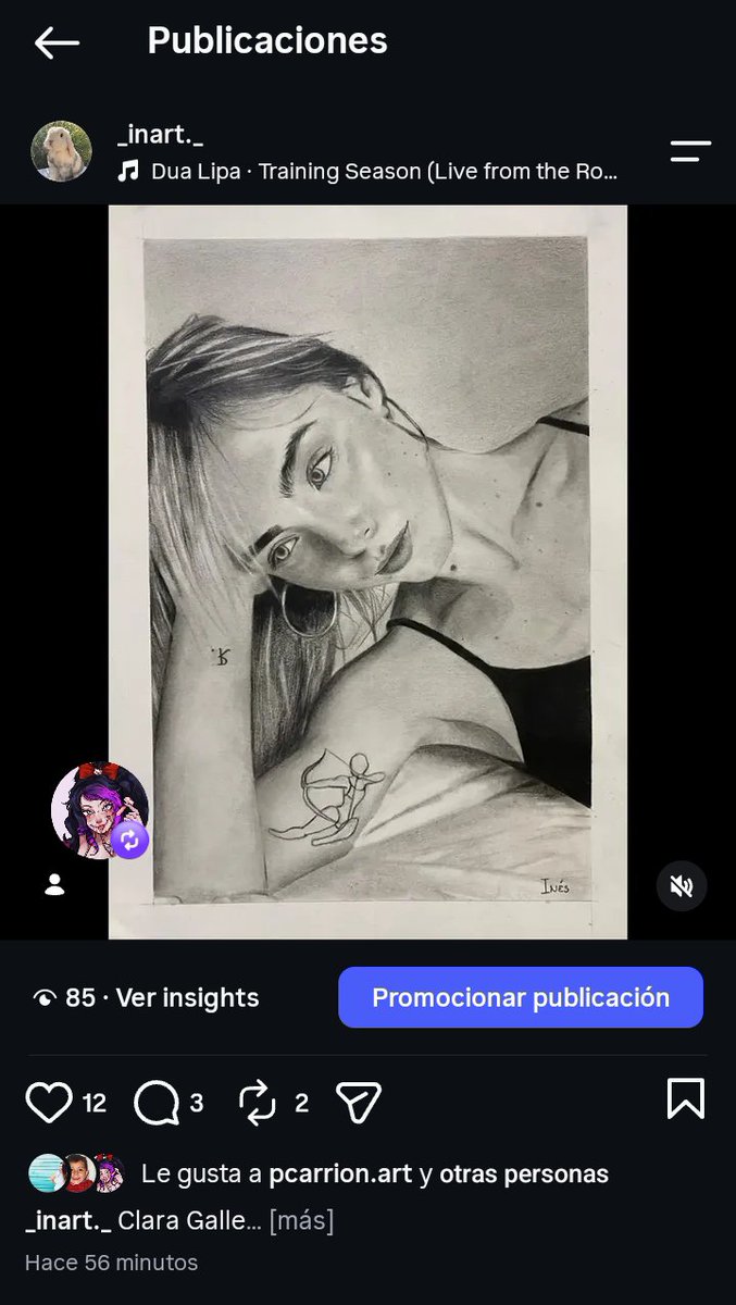ineh03's tweet photo. He hecho un dibujo de @claaragalle :) 
Si quieres ve a echarle un vistazo 
https://t.co/xNtlW5HScG
https://t.co/4SqNpRHd0J https://t.co/W9SG4e7QsE
