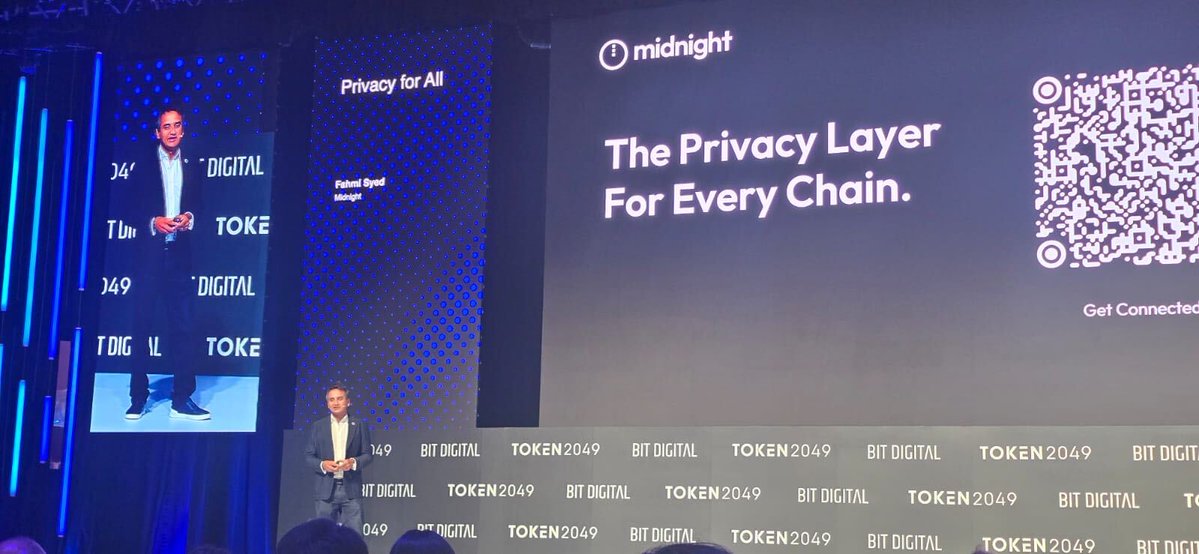 tweagio's tweet photo. Day 1 at @token2049 through our camera roll.

From Fahmi Syed's Midnight keynote to Frederik Gregaard talking real-world assets at the Cardano booth.

Tomorrow it’s @KrisKowalsky's turn: autonomous AI agents for security auditing, with on-chain payment settlement. https://t.co/NNwKkF6Av9