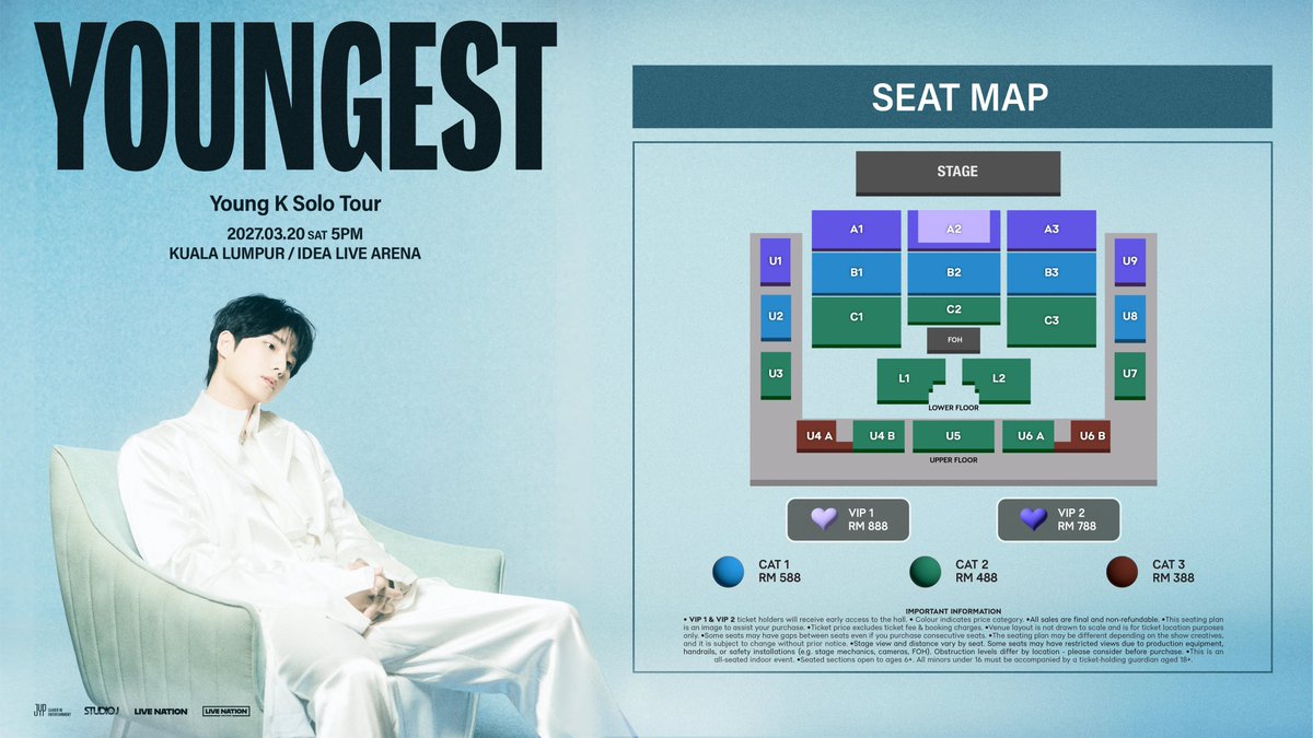 Gumbomaple's tweet photo. TICKETING SERVICE YOUNG K SOLO TOUR <YOUNGEST> LIVE IN KUALA LUMPUR 🇲🇾

⭐️Service = 50rm
⭐️Full Refund 100%
⭐️Help until Venue &amp; Trusted
⭐️Accept Deposit &amp; Global
⭐️High Experience &amp; Team

#DAY6 #데이식스 #YoungK #영케이 #YOUNGEST #YoungK_Solo_Tour_YOUNGEST https://t.co/6FRsHVlwmI