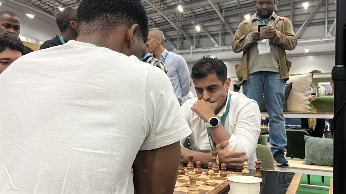 Insight_SA's tweet photo. ♟️ Our First Finalist Has Been Named ♟️ 
 
The first semi-final of the 2026 Insight/ASSA Chess Tournament has been decided, with Mohamed Bhawoodien securing the win and booking their place in the final. 👏 
 
They’ll now face the winner of the second semi-final, as the competition for R10,000 and the title of Actuarial Grandmaster moves one step closer to its conclusion. 
 
One finalist confirmed. One spot still up for grabs. 👀 Watch the next match live at 16:15 here: https://t.co/jlC1iCb9am 
 
#InsightASSAChessTournament #ASSAConvention2026