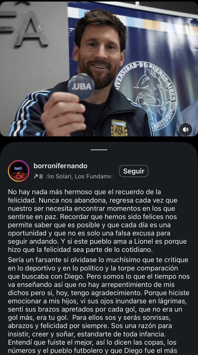 Tomidiazcueto's tweet photo. Los kukas son tremendos panqueques. Fíjate como @fernandoborroni bardeaba a Messi por Trump y ahora se hace el fanático por su retiro. Hipócritas. https://t.co/O3KLVLsmow