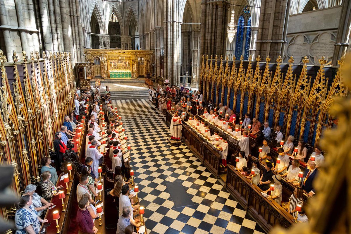 wabbey's tweet photo. 'Words and music combine to create an experience that has been described as balm for the soul, a finger pointing heavenwards, an oasis of light in a dark world'

The BBC first broadcast Choral Evensong on 7 October 1926 in a service live from Westminster Abbey. On the exact date of the 100th anniversary, the programme returns to the Abbey this afternoon for a celebratory service to mark the occasion.

Ahead of the service, composer Sir John Rutter reflects on the enduring appeal of the BBC's longest-running outside broadcast: https://t.co/oIi91wn1Aa