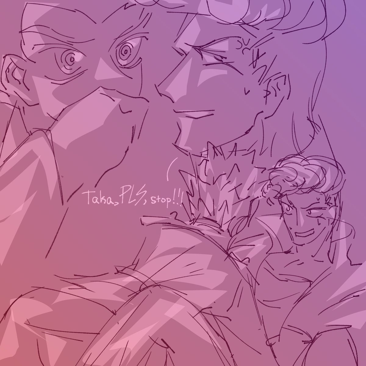 DoshyyBlade's tweet photo. hes lying he dont wanna stop 
#ishimondo #kiyotakaishimaru #mondoowada #danganronpa https://t.co/2Dxj4kxUE9