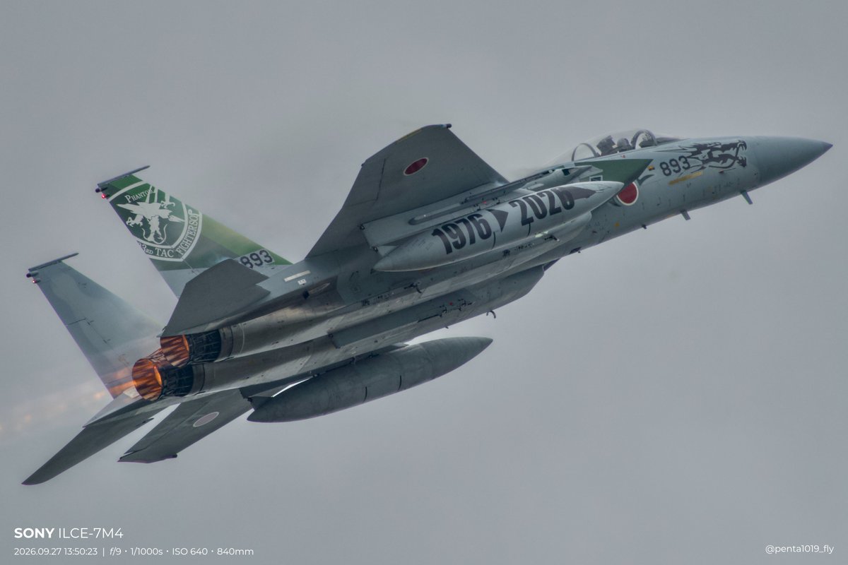 penta1019_fly's tweet photo. 303sq F-15J 72-8893 https://t.co/q5CtW0fzKU