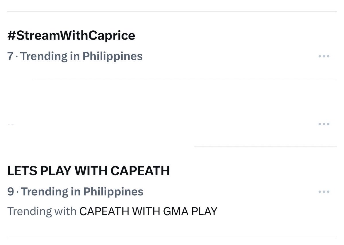 captrendsetter's tweet photo. 𝐖𝐄 𝐀𝐑𝐄 𝐓𝐑𝐄𝐍𝐃𝐈𝐍𝐆!

We are now at the seventh and ninth spot! Let’s keep the momentum going by posting fresh posts, engaging with others, and spreading the word.

LETS PLAY WITH CAPEATH
#StreamWithCaprice https://t.co/wSDbUWw7pv