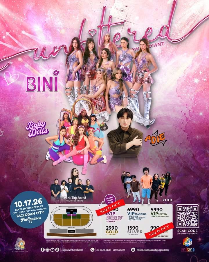 aomsdbr's tweet photo. 🚨 Organizers of the "Unfiltered" concert, featuring BINI, Adie, and Baby Dolls, have released the entry guidelines for young children:

• 🧒 Kids 4–6 years old get in for FREE.
• 🛑 Limit: Only 1 free kid per adult ticket holder.

🔗https://t.co/ExGEBKReEu

#BINI @BINI_ph https://t.co/CHh78ihChF