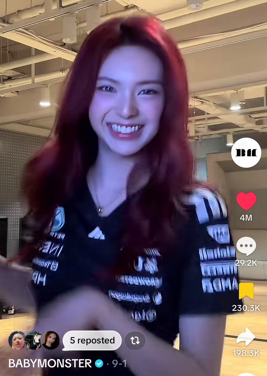 callamdenot's tweet photo. Insane !  Chiquita chilling Brazil Dance just reached 4 millions likes on TikTok ! becoming the most popular post on the account in the whole 2 years !!! แค่เต้นชิวๆ ก็โคตรแมส, แมสที่ตัวตนสินะ ❤️ #치키타 #BABYMONSTER  #CHIQUITA แคนนี่  babymonster @YGBABYMONSTER_ https://t.co/1nWDdPBI7z