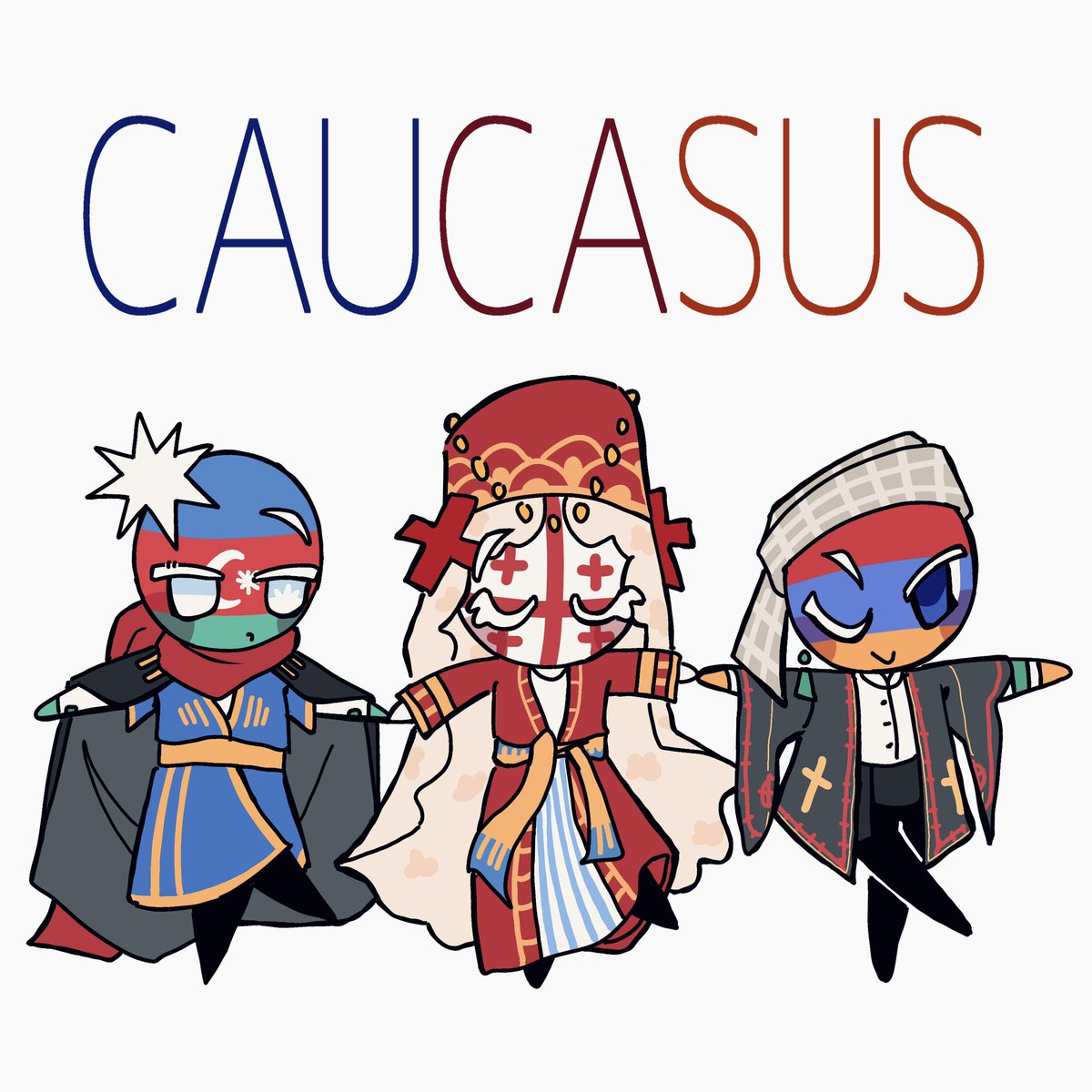 Tomato_Juice15's tweet photo. Caucasus 💖🇦🇿🇬🇪🇦🇲

#Countryhumans
#CountryhumansAzerbaijan
#CountryhumansGeorgia
#CountryhumansArmenia https://t.co/QSVY3Jk7Vq