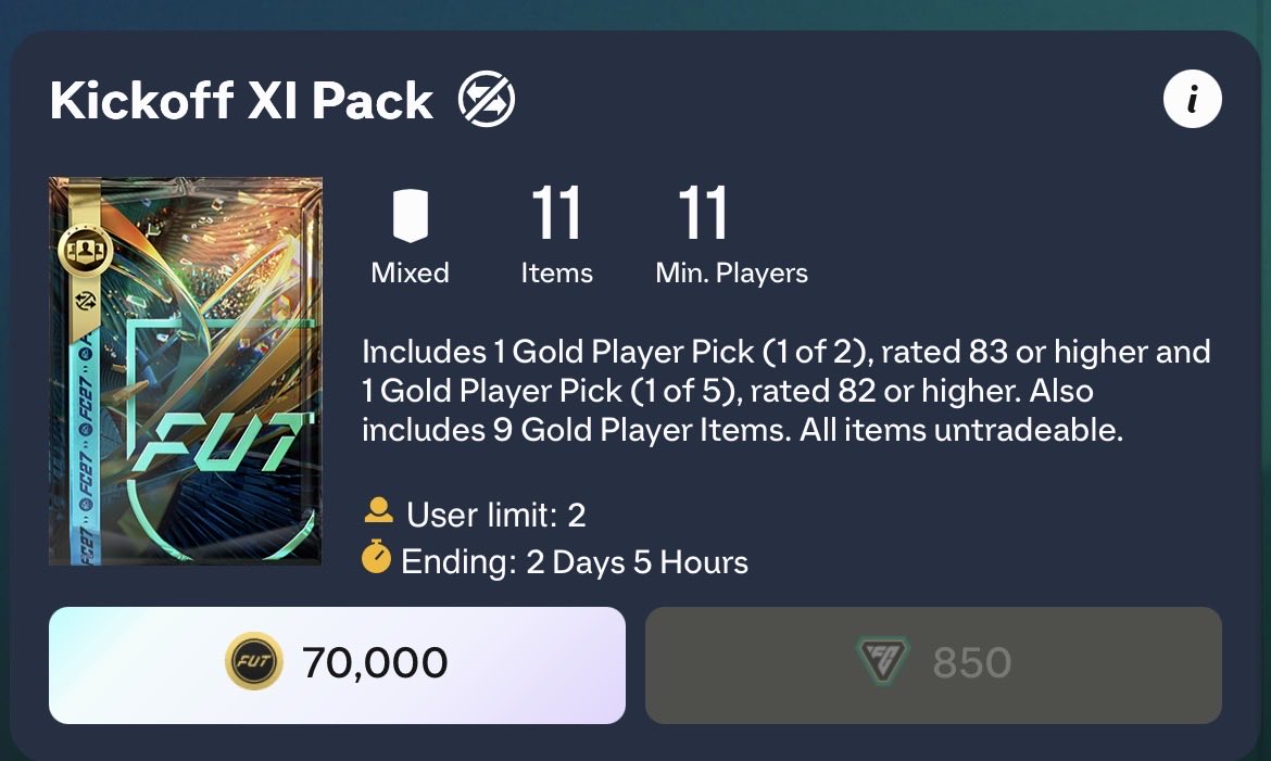FUT_Rory's tweet photo. 🚨 Giving away points for a store pack of your choice 

✅ Like 
✅ Comment console 
✅ Follow me &amp; @UTMaestros 

Winner picked later today 🤝 https://t.co/hA73A5MBm5