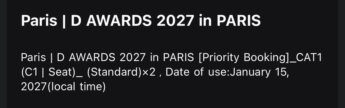 Shinerollb's tweet photo. Want to sell in a price purchased, D1 😭😭 
Accidentally purchased 2 bonus tickets 

#p1harmony #dawards https://t.co/nOCWy21uaV