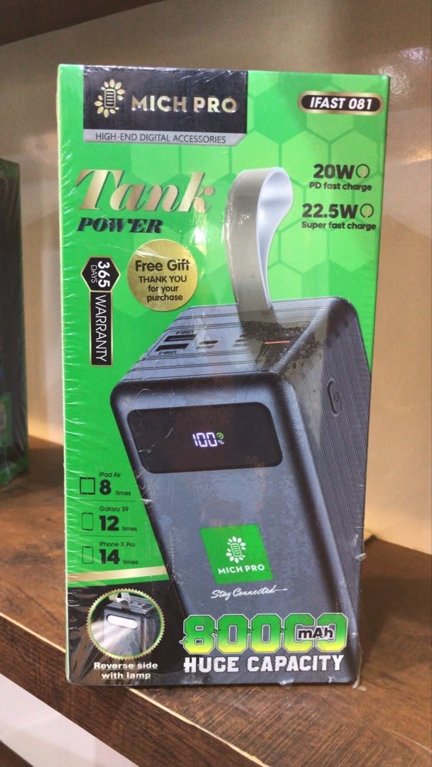 Infinitydevices's tweet photo. ☑️80000 mAh capacity

☑️Charges both phones and laptops https://t.co/GlRNLz0AyI