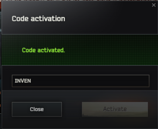 VeryBadSCAVR's tweet photo. New Promocode 

INVEN

Likely PVE only just like the previous gaming journal codes https://t.co/6DN87cUZ4G