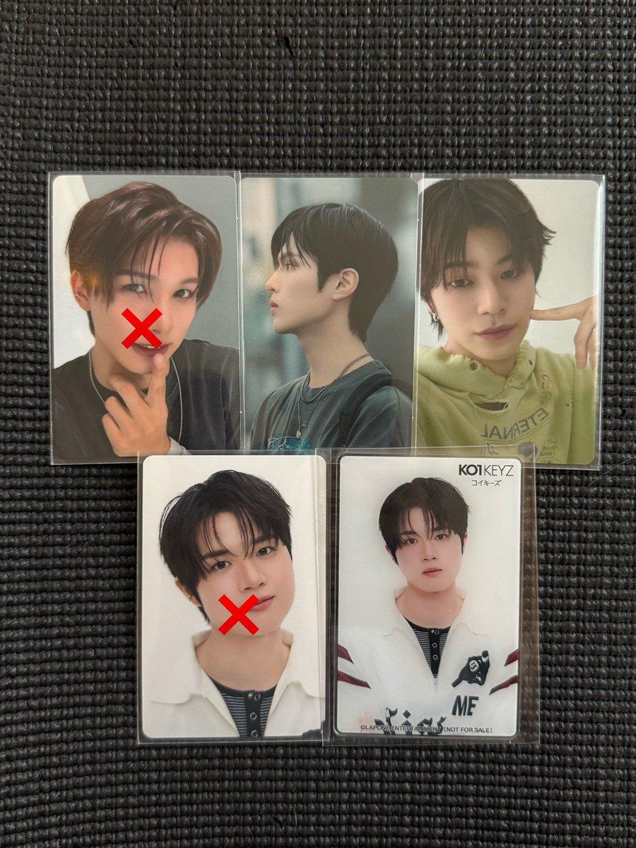 12_k3t's tweet photo. KO1KEYZ CD封入トレカ交換 TSUTAYA 特典

譲】安部 照井 柳谷

求】矢田 画像2枚目🩷
      TSUTAYA特典矢田
    
郵送での希望です。
お気軽にお声掛けください🙏
#KO1KEYZ交換 https://t.co/Dvw6TrkiY2