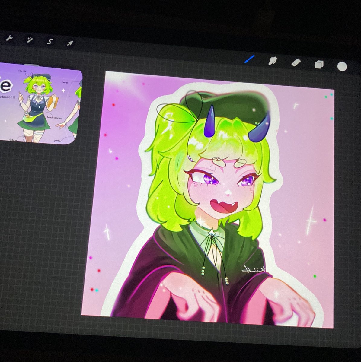 Neli_Eve's tweet photo. @_VGen_ Hi I drew Genie 🩷🩷💚💚 #vgencode #vgen #vgenie 

Vgen : https://t.co/wa0SpZrwyY https://t.co/1K8tVlAuKb