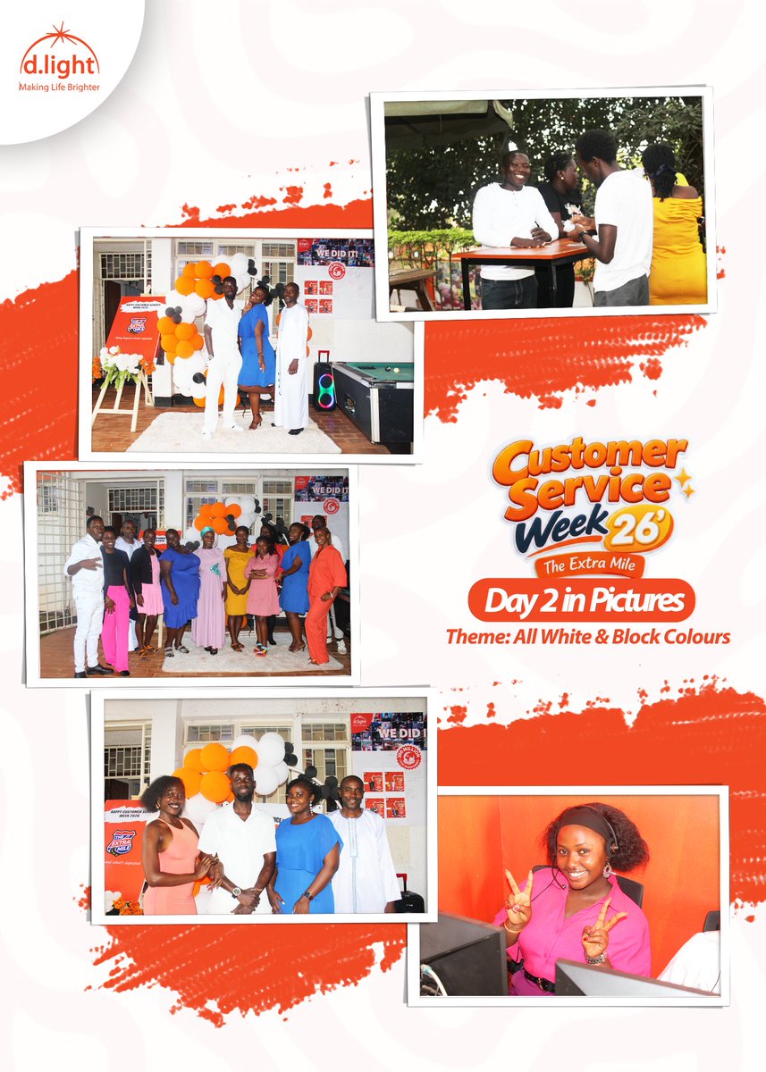 dlight_ug's tweet photo. Day 2 in picture collage... 
Our Customer Service team showed up bright, bold and smiling.
#CSW26 #TheExtraMile #dlightUg https://t.co/BCBc7RyaXY