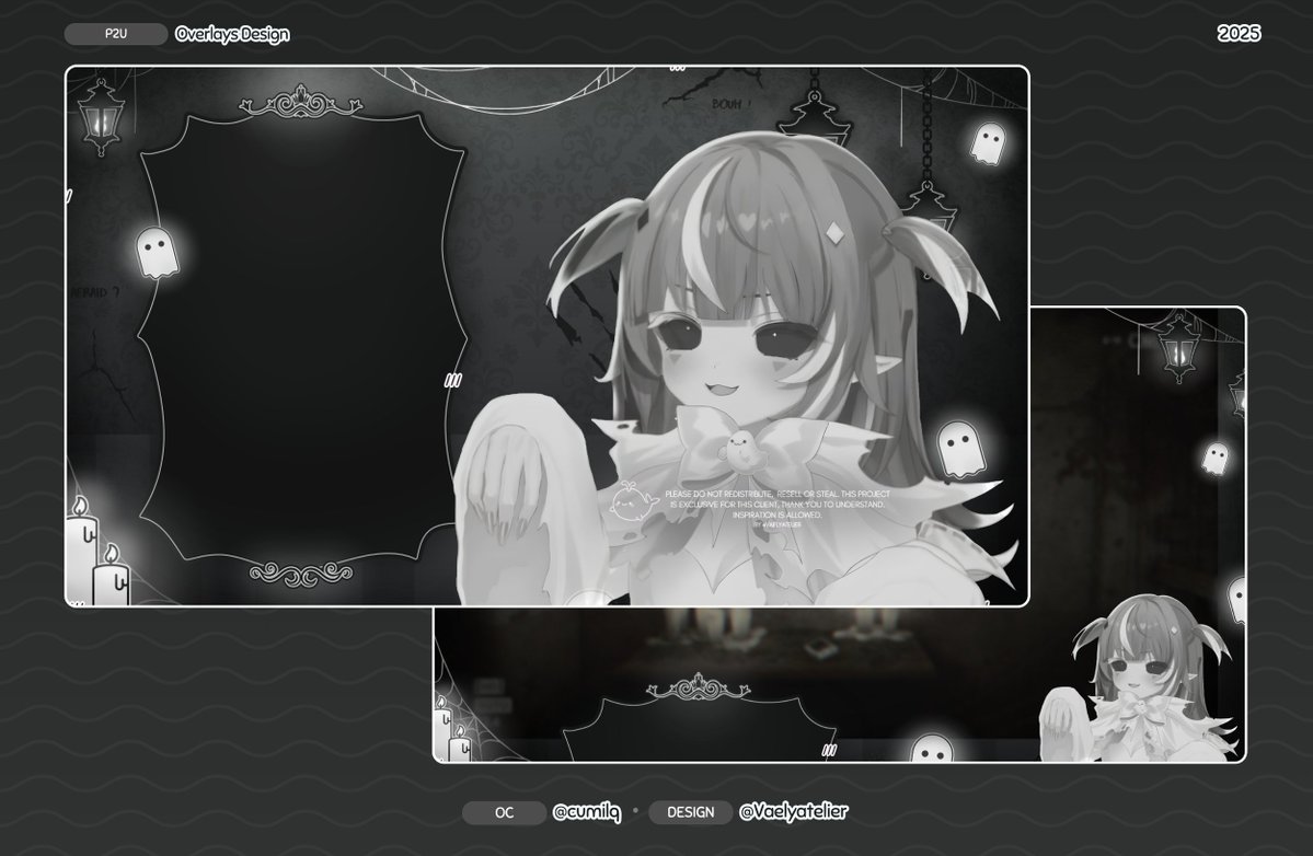 vaelyatelier's tweet photo. Don't forget that some Halloween P2U Overlays is also available in my shop ! 👻
You can match it with the FREE Profile Frame Overlay, hehe 🖤

♡ + ↻ appreciated !

➞ https://t.co/xLL6hhgCJg

#vaelyatelier #VTuberAssets #VTuberUprising https://t.co/fIIMcVQC7D
