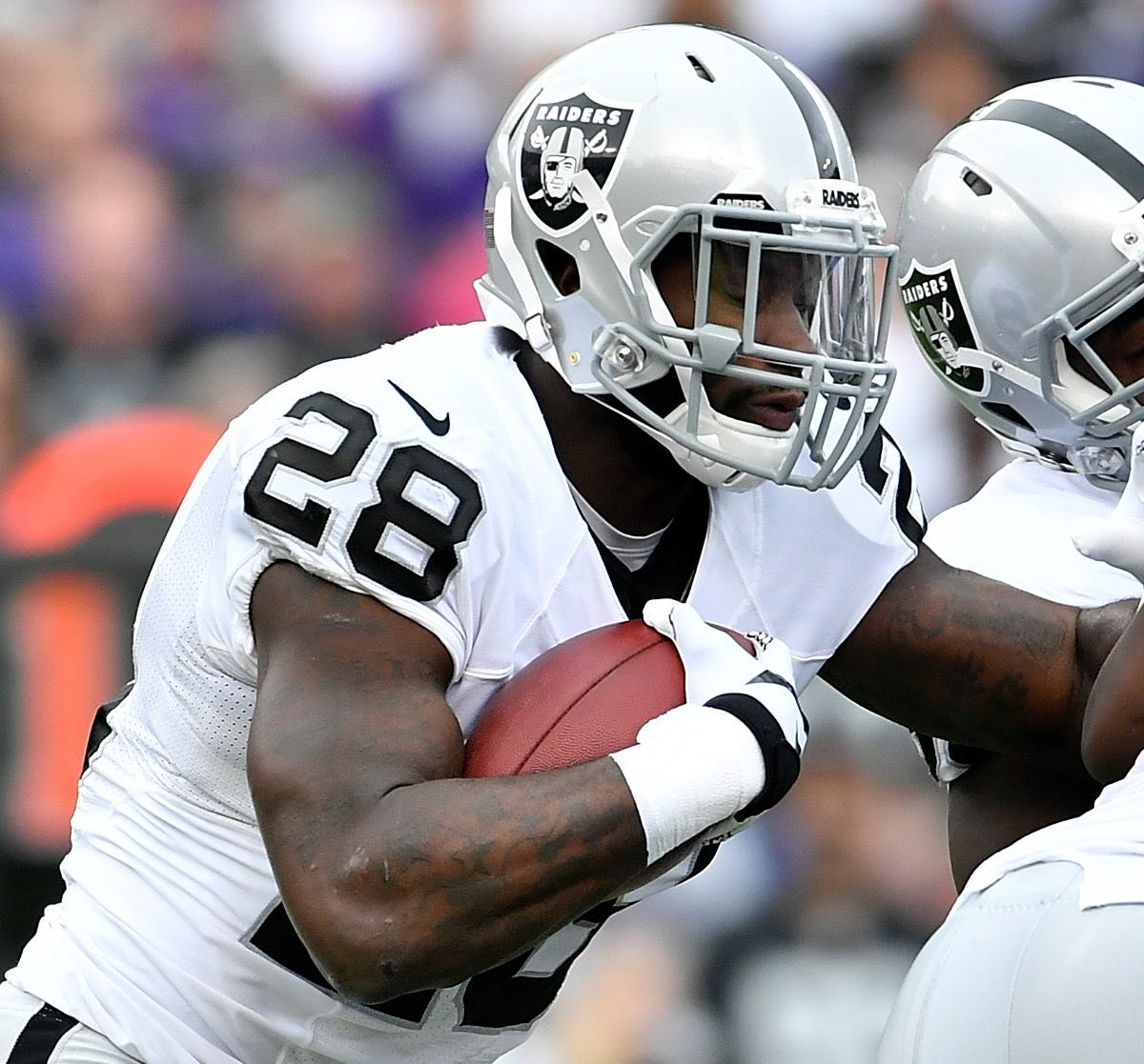 Sport10YearsAgo's tweet photo. LATAVIUS MURRAY HAS BEEN RULED OUT.

The Raiders running back will miss Sunday’s game against San Diego with a toe injury.

Rookies DeAndre Washington and Jalen Richard are expected to split the backfield.

Fantasy owners, pay attention. https://t.co/644FGnlC7Z