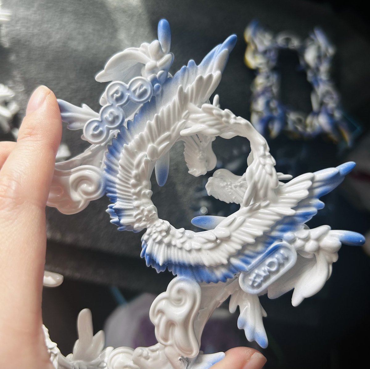 nirohsy's tweet photo. 今回の #TCM2 のために作った特別塗装版の3Dトレカケース https://t.co/5B2r3vuPSD