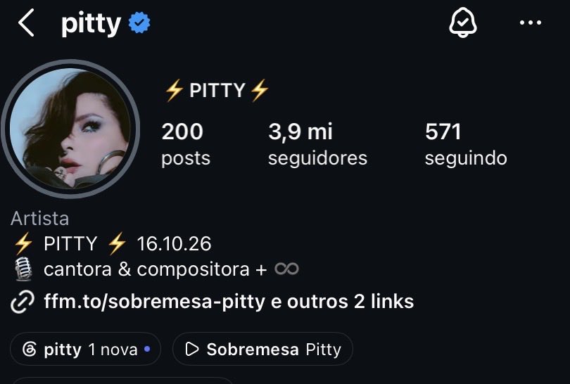 Gabreou's tweet photo. Cara a Pitty perdeu por volta dos 100 mil seguidores depois de se posicionar https://t.co/sCnuQu34KO