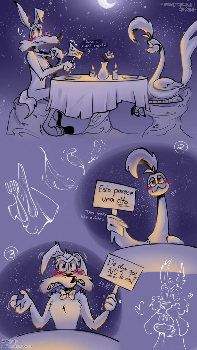 Trialy5's tweet photo. 1/2 basado en el fanfic "You Are Whats wrong Whit Me" en Wattpad 
 #wilerunner #wileroad #wilecoyote #roadrunner https://t.co/0pvBFugW3Y