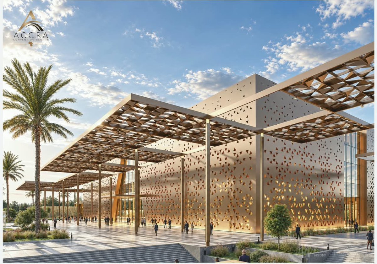 FelixKwakyeOfo1's tweet photo. President Mahama will in the coming weeks cut sod for The Accra Convention Centre- the latest investment by the Social Security and National Insurance Trust (SSNIT).

The 81,422 square metre facility to be located at the Trade Fair Centre, will have a 3000-seater main conference hall, a Presidential Hall for High-level meetings, four large auditoriums and other modern amenities.