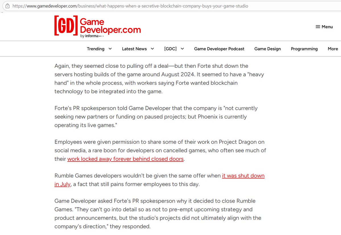 EverhavenWorld's tweet photo. As far as we know, as of now, @/ForteProtocol has no gain in holding #Everhaven/#ProjectDragon hostage and not choosing to sell the IP to willing studios. Only I can think of is they may holding the Everhaven IP out of spite. But they were willing to sell #FaeFarm back in September 2025. #BringBackProjectDragon #cancelledgames

Link: https://t.co/sfXU3Md63w