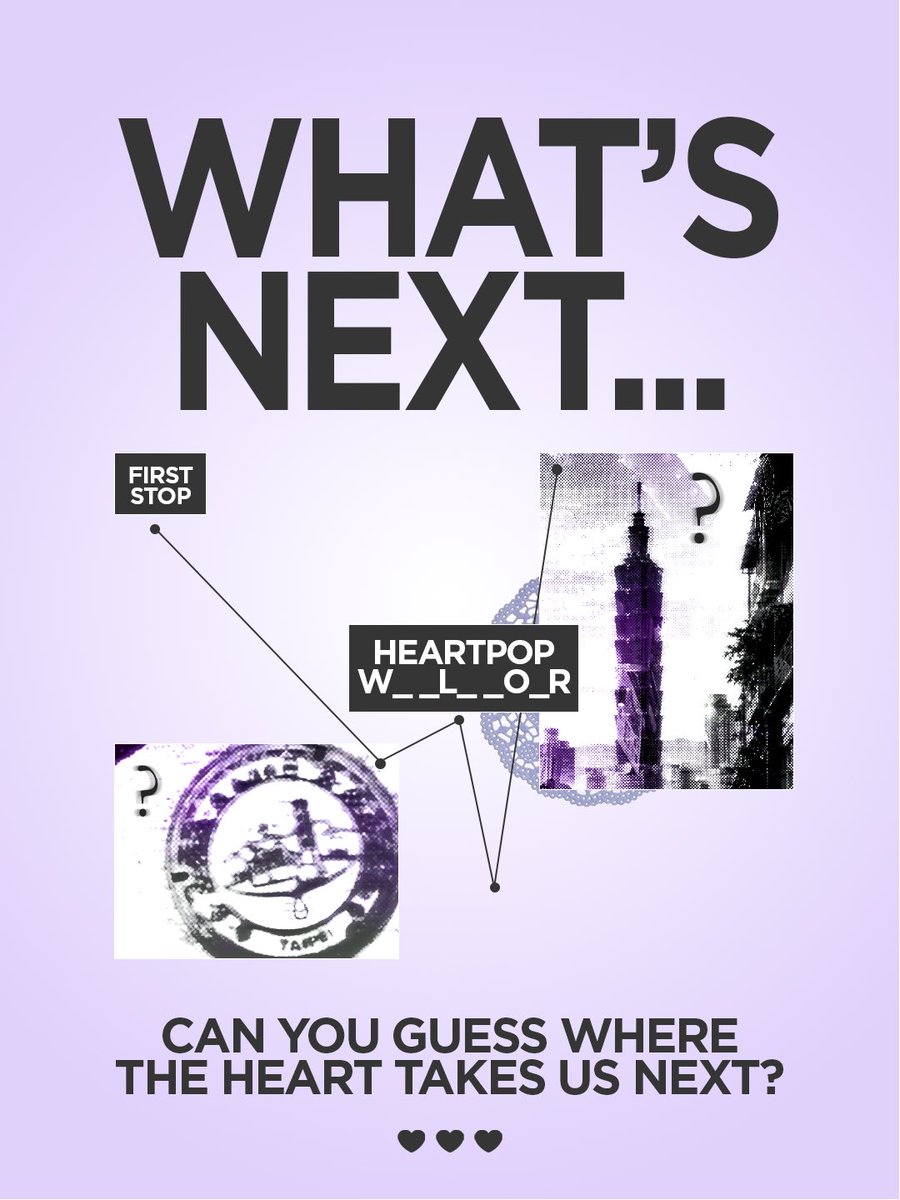 HeartPopStudio's tweet photo. "WHAT’S NEXT..." 👀
A new journey with HeartPop is beginning! Come find meaning and excitement together with us. 🗺️✈️

#HeartPopStudio https://t.co/m8PDxguaZB