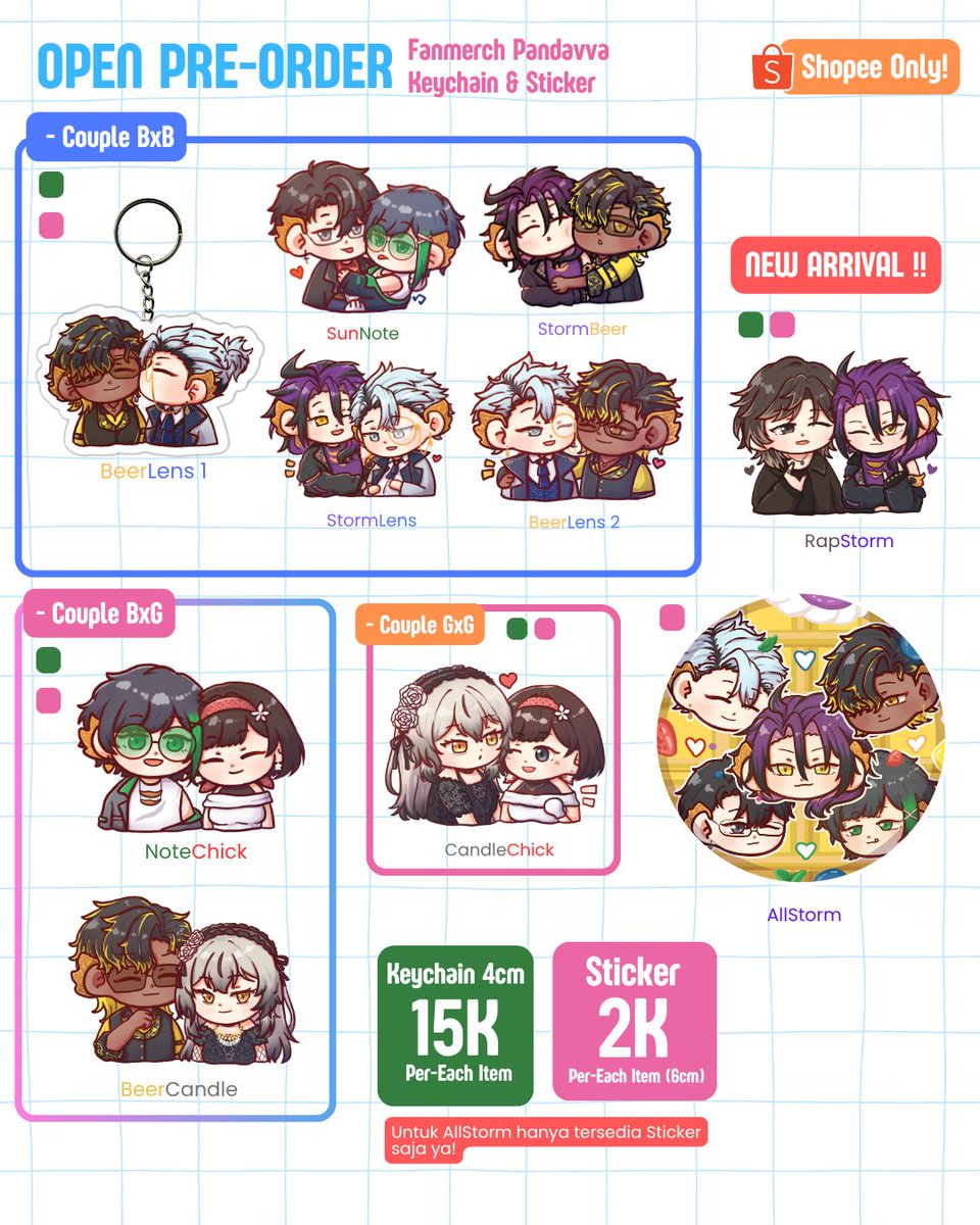 pandavvarnafess's tweet photo. [PANDAVVADS]

// Beerlens , sunnote , stormbeer , stormlens , notechick , beercandle , candlechick , rapstorm

Haloo PANDAVVARNA✨, Aku open PO keychain &amp; Sticker mulai dari single member sampai Ship juga ada loh 👀

Minat hubungi wa yang tertera atau bisa tanya @NeeShiroi yaa https://t.co/8fYUX1S8SS