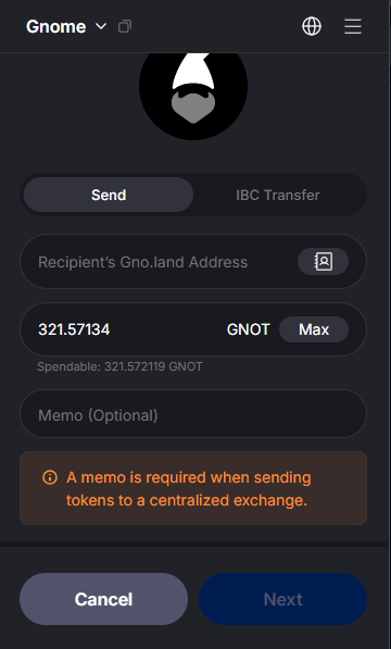 adenaapp's tweet photo. ⚡ Max button puts total "spendable" gno-land:native

The [Max] button now puts total "spendable" gno-land:native to help you avoid the error that appears when you try to send locked gno-land:native. https://t.co/QFXGrY2JT6