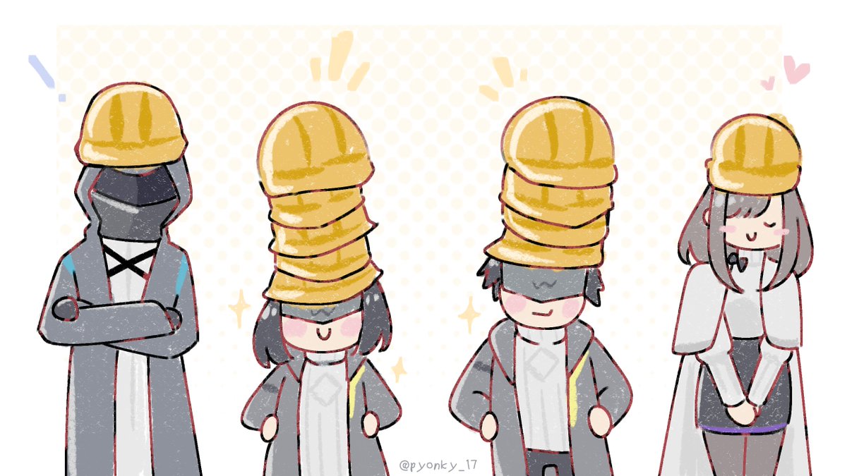 pyonky_17's tweet photo. Day 7 Hat
We can stack stickers on photo mode now😳

#Arknights #ArknightsEndfield‌ #arktober2026 https://t.co/eZ4IeIhbV1