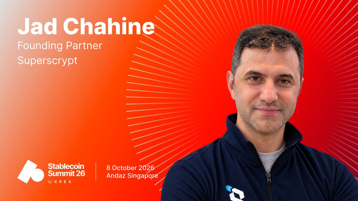 Superscrypt's tweet photo. Tomorrow at @stblcnsummit, our Founding Partner, Jad Chahine, will host a fireside on what it actually takes to put stablecoins in 20M+ hands.

Join him tomorrow with @MarkusCelo from @Celo and @MurraySpark from MiniPay @opera to hear how they bring global currencies onchain, and what it actually takes to scale stablecoins past 20M users.

📍 Andaz Singapore
🗓️ Thu 8 Oct, 12:25pm

See you there 👊🏻
https://t.co/WItL6g9F6i