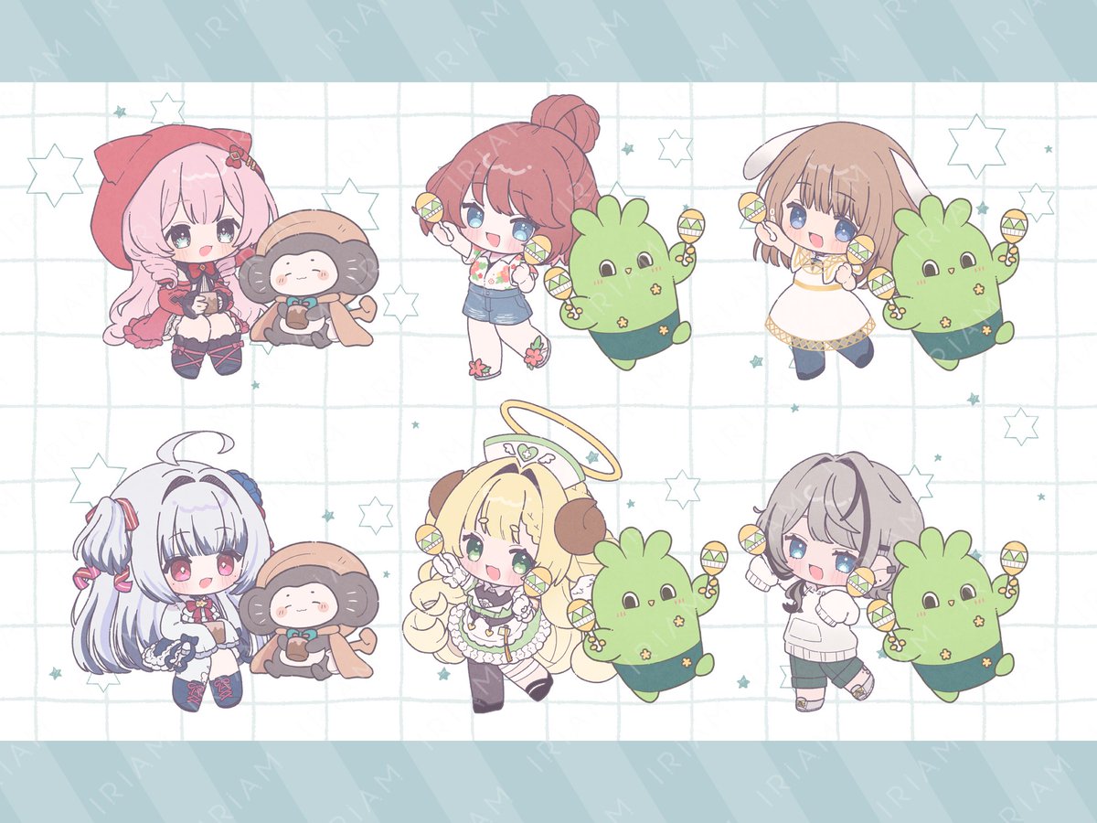kiri_ume's tweet photo. ✦𝗸𝗶𝗿𝗶𝘂𝗺𝗲 𝘄𝗼𝗿𝗸✦
#IRIAM 様のイベントにて
受賞者の方々のちびキャライラストを描かせていただきました！✨ https://t.co/riyiszH8QQ