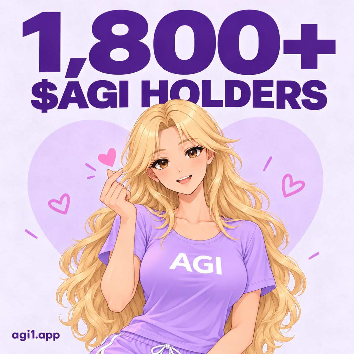 agi1dotapp's tweet photo. 1,800+ holders. one girlfriend. https://t.co/6S8hk5OgOV
