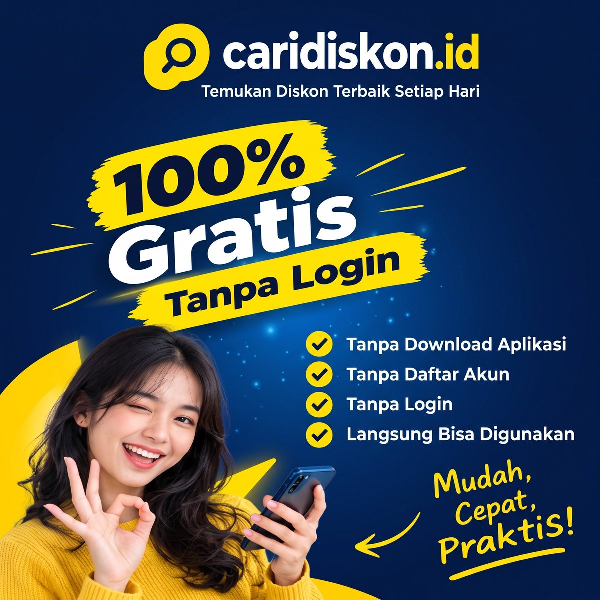 caridiskon_id's tweet photo. Sebelum bayar, pastikan kamu dapet harga yang paling pas di kantong! 💡 

CariDiskon kumpulin semua diskon dan promo biar kamu gampang pilihnya. 
Klik untuk buktikan hematnya! 🚀
https://t.co/L3rhRVXoOI

#caridiskon #promo  #belanjaonline  #infodiskon #belanjamurah https://t.co/vXytwxzp0V