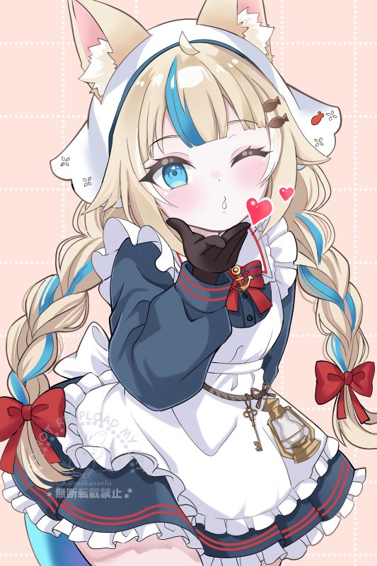 mikasaelu's tweet photo. #sabart #samekosaba
投げキッス♡チュ♡　　　　　
鯖ちゃん新衣装かわいい～～～♡好きや～♡ https://t.co/AH0ACiLa1D
