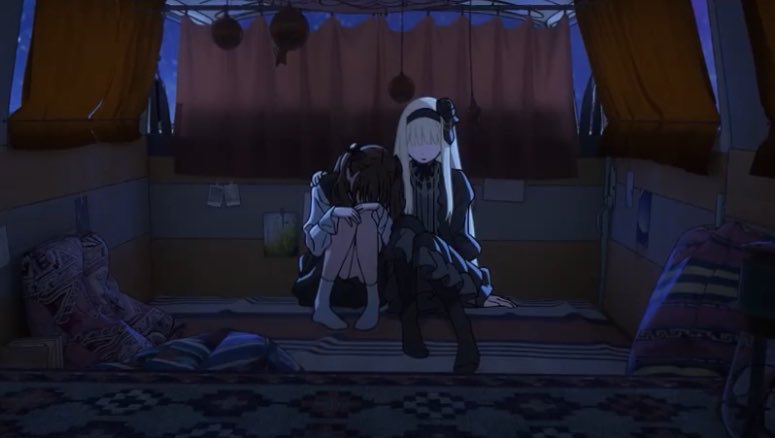 dailyshokonhime's tweet photo. WE ARE GETTING CHILDHOOD FRIENDS TO LOVERS VAMPIRE YURI FILM?????????? IM SO EXCITED https://t.co/cRz22mk8u9