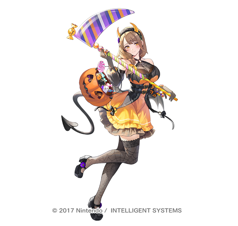 m_n_c_r's tweet photo. 『ファイアーエムブレム ヒーローズ』にて「美しすぎる小悪魔 ゴルドマリー」を担当させて頂きました！ 
どうぞよろしくお願いいたします🍬
#FEHeroes #FEヒーローズ https://t.co/ZKUiIYWGWv