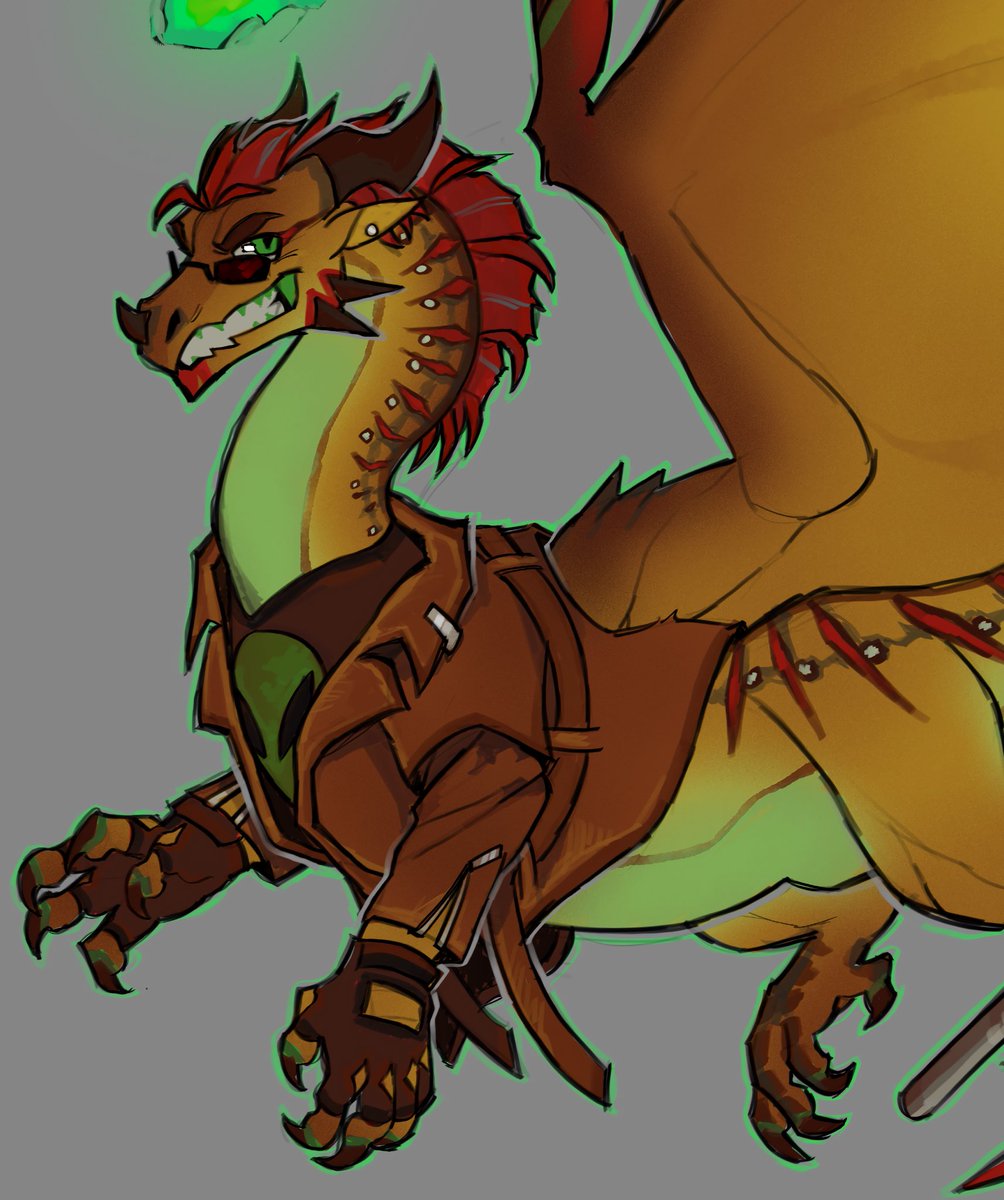77empestrr's tweet photo. I finally have a proper ref for my boy Catharsis #postal #wingsoffire 
I blame Christian metal https://t.co/CSNjDYEKSn