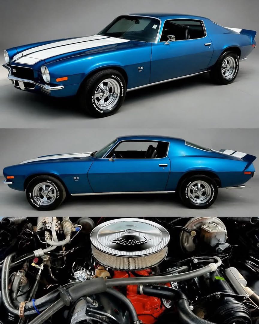 AmeliaClau4d's tweet photo. Based on your experience, can you tell what year this Chevrolet Camaro is from?

1. 68
2. 71
3. 55

No cheating allowed! https://t.co/hNEUoA4GJf