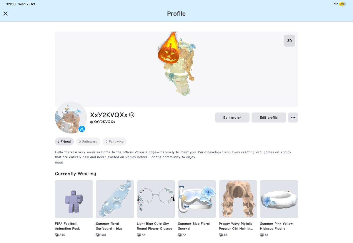 XxY2KVQXx's tweet photo. 🎉 Big Roblox News! 🎉  

On Wed 7th October 2026, I finally got the Headless Horseman! For 24,800k 🏇💀  

My avatar is now worth: 41,800k Robux 😲

What’s next… maybe an 8-Bit Pixel Crown? 👀 Stay tuned! 👑

https://t.co/yJISqB9bCR

#Roblox #HeadlessHorseman #AvatarGoals https://t.co/ggjEyn2A4V