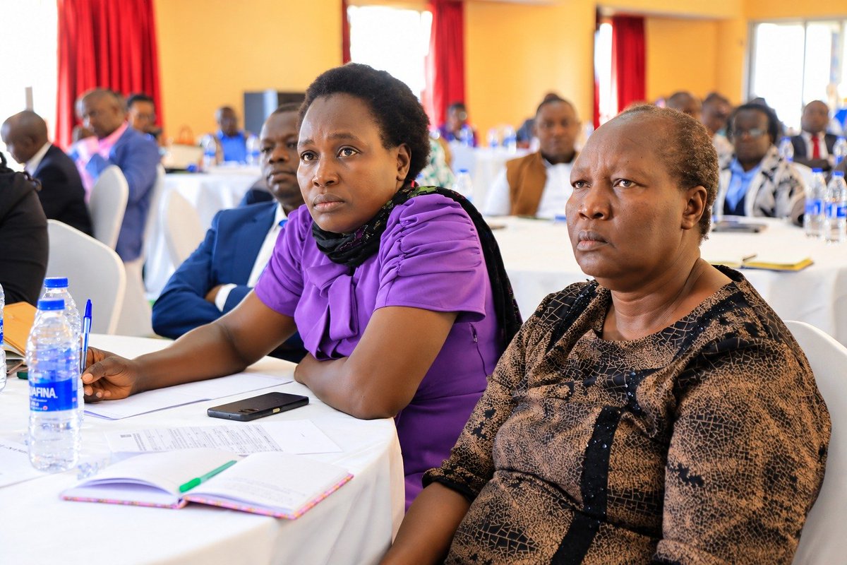 ESPprogramme's tweet photo. @PBYONANEBYE @PBYONANEBYE was speaking to leaders from 25 districts that will pilot the National Child Disability Assistance Programme (NCDAP).@UNICEFUganda is partnering with @Mglsd_UG to implement the initiative.Robin Nandy, the UNICEF Country Representative commended Government on NCDAP. https://t.co/OA70cBuTSf