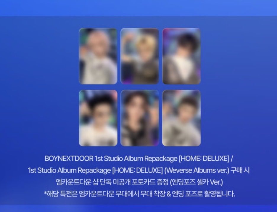 qodhfu's tweet photo. 보넥도 홈디럭스 HOME:DELUXE 엠카운트다운 엠카 분철 구해요!

리우 운학 가능!!

구매 완료⭕️

공석은 총대가 부담합니다
일단 최대한 공석 없이 하려는 거라 편하게 연락주세용🥹

보���넥스트도어 boynextdoor 성호 리우 명재현 태산 이한 운학 HOME  VIRAL 양도 교환 분철 deluxe repackage https://t.co/dj25ggYIHV