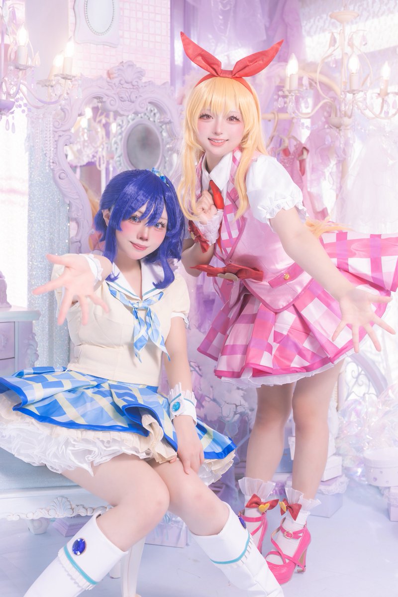 Momo082212's tweet photo. ꒰ cosplay/コスプレ꒱ 
星宮いちご&amp;霧矢あおい

🍓ﾟ･｡♡｡🌐.･｡♡｡･ﾟ🍓ﾟ･｡♡｡･ﾟ🌐
。　　　　　　　　　　 　　　　　。
♡　私のアツいアイドル活動!
　　アイカツ!始まります🌟ﾌﾌｯﾋ♬ ♡
。　　 　　　　　　　　　　　　　 。
🍓ﾟ･｡♡｡🌐.･｡♡｡･ﾟ🍓ﾟ･｡♡｡･ﾟ🌐 https://t.co/nXAi6bJlIq
