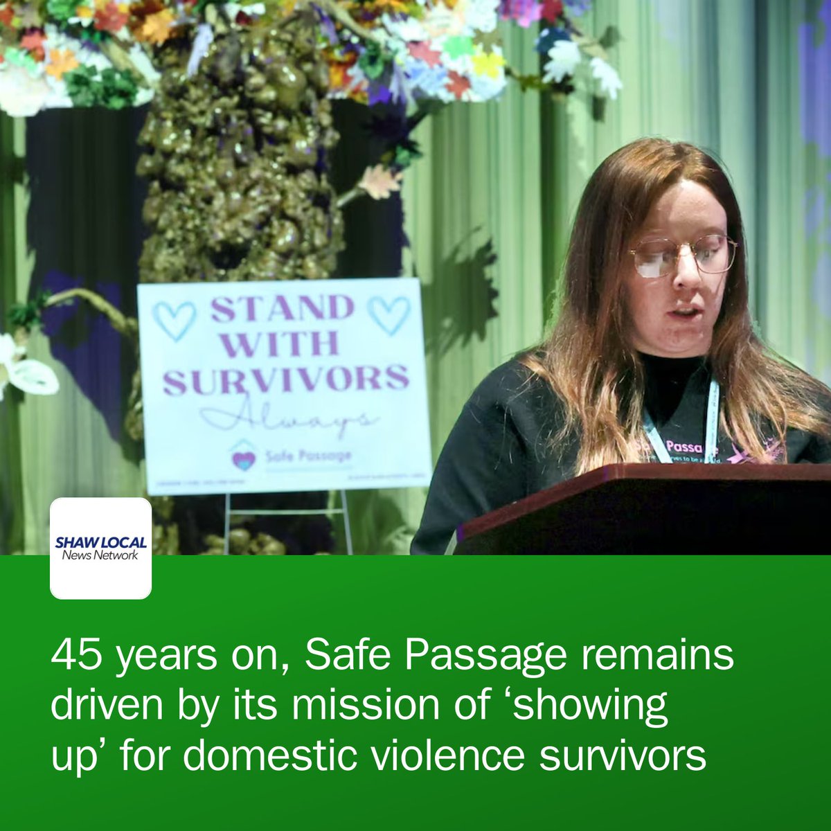 Daily_Chronicle's tweet photo. Safe Passage marks 45 years supporting domestic violence survivors in DeKalb County. https://t.co/kxnIRFczQ8