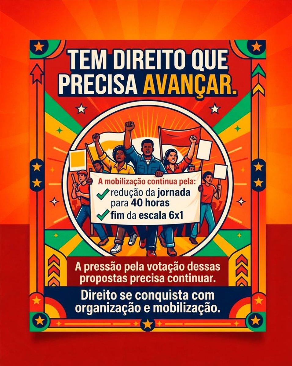 BancariosPb's tweet photo. [ELEIÇÕES]

O 2º turno será decisivo para a democracia, os direitos da classe trabalhadora e a soberania do Brasil. É hora de ocupar as ruas e as redes, conversar com quem está ao nosso lado e defender o fim da escala 6x1 e pautas históricas, como a redução da jornada para 40h. https://t.co/nPVORGvIqJ
